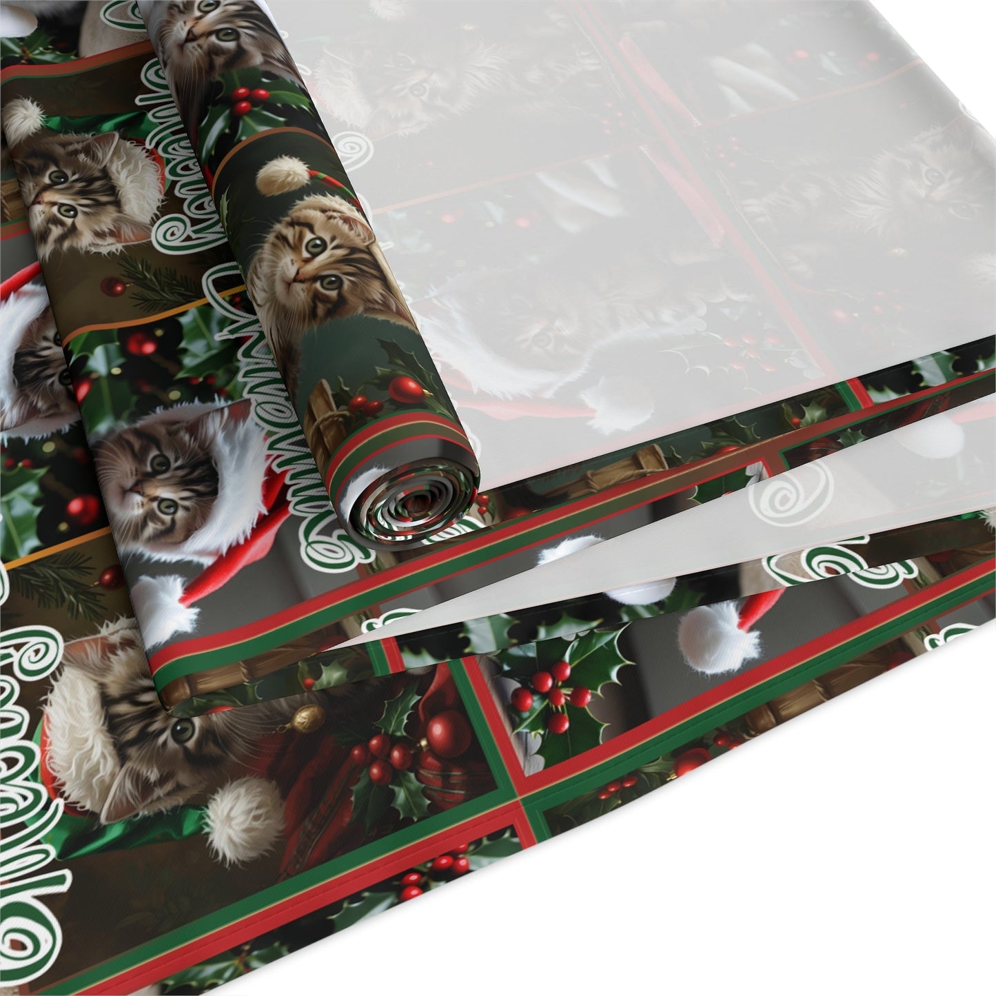 Nappe de table festive Meowy Christmas