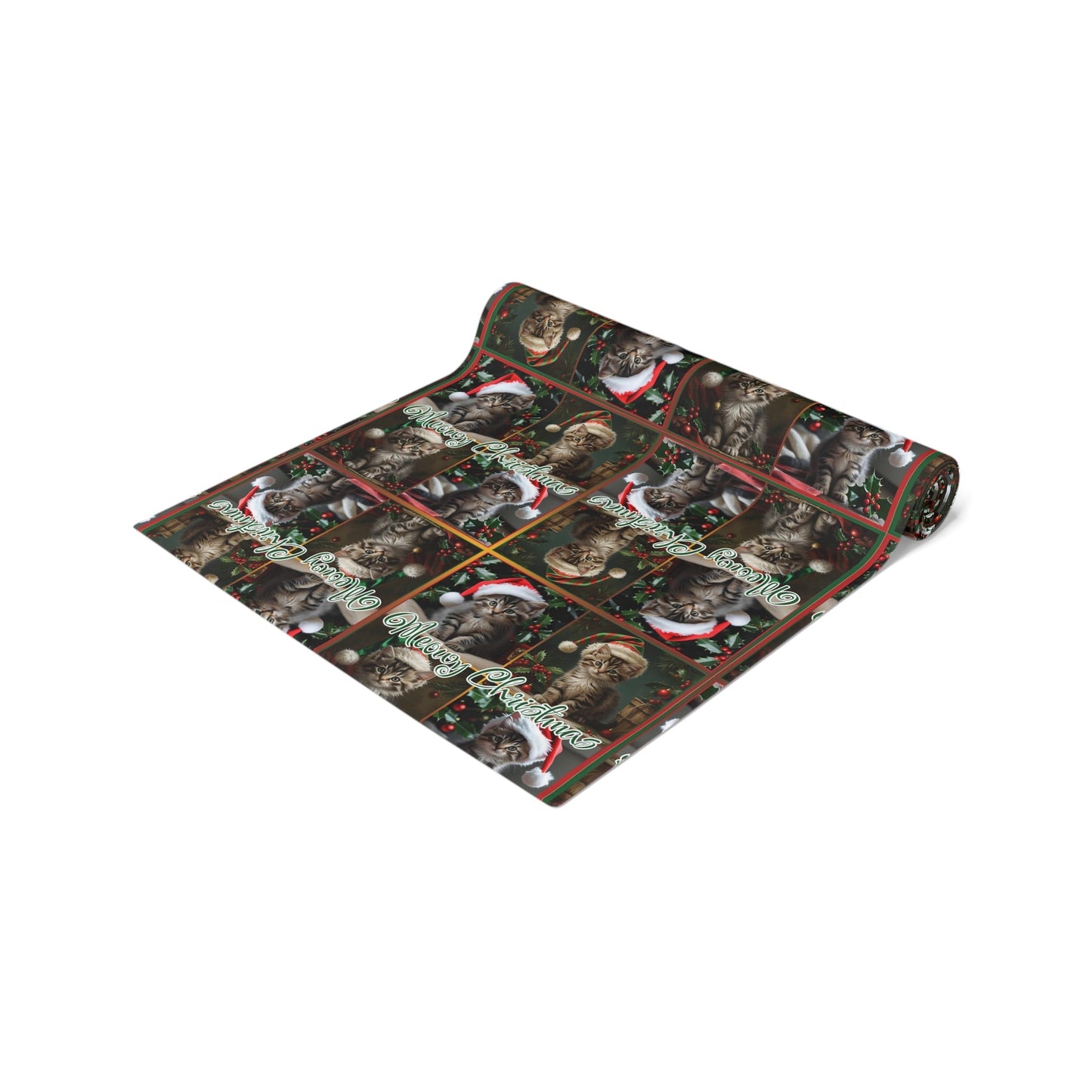Nappe de table festive Meowy Christmas
