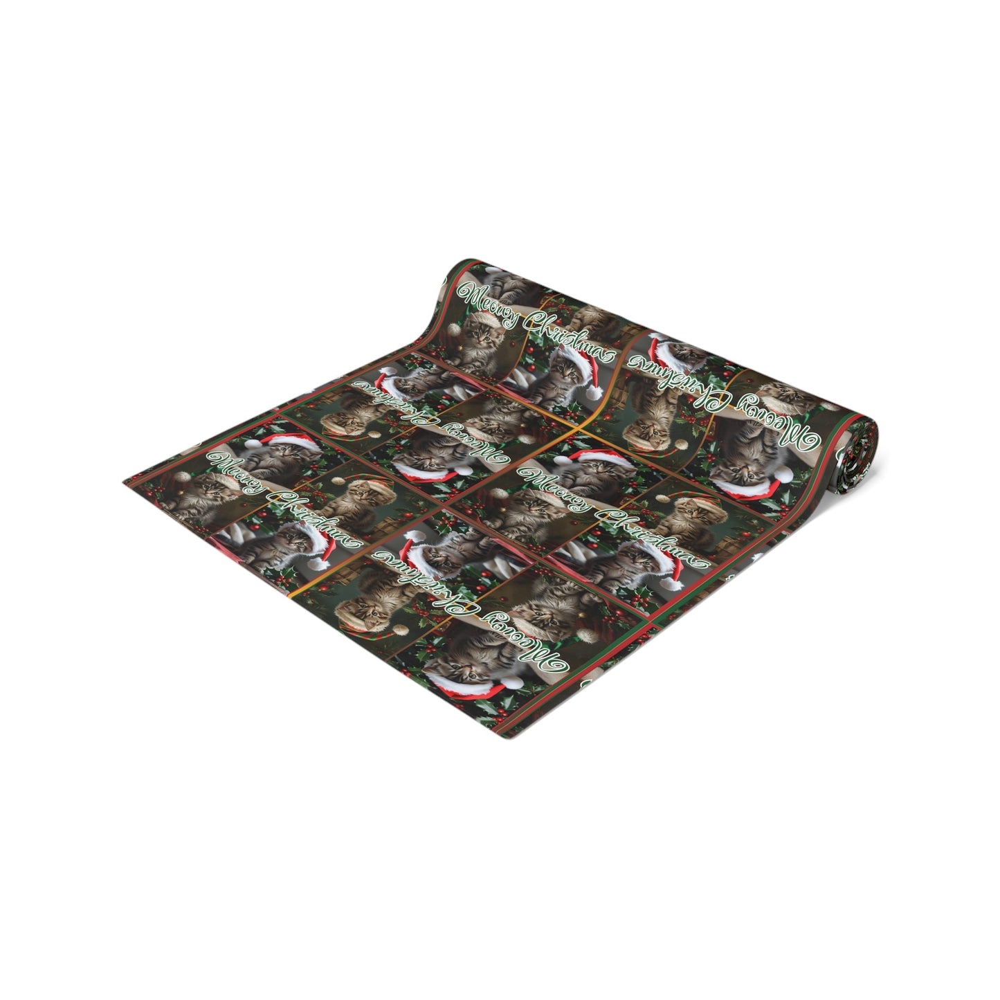 Nappe de table festive Meowy Christmas