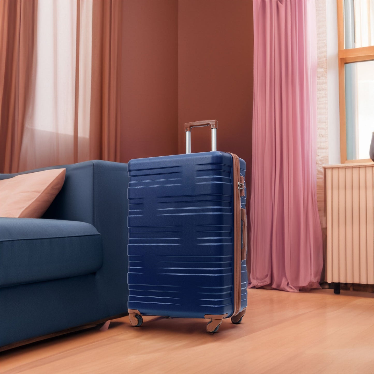 Valise cabine extensible rigide Merax 24" avec verrou TSA