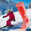 Merino wool skiing socks women's high tube hiking socks anti slip and warm outdoor sports socks - Korvel