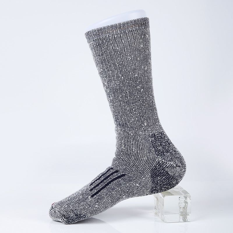 Merino wool socks hiking socks thickened warm anti slip breathable sports socks outdoor long socks for men and women - Korvel