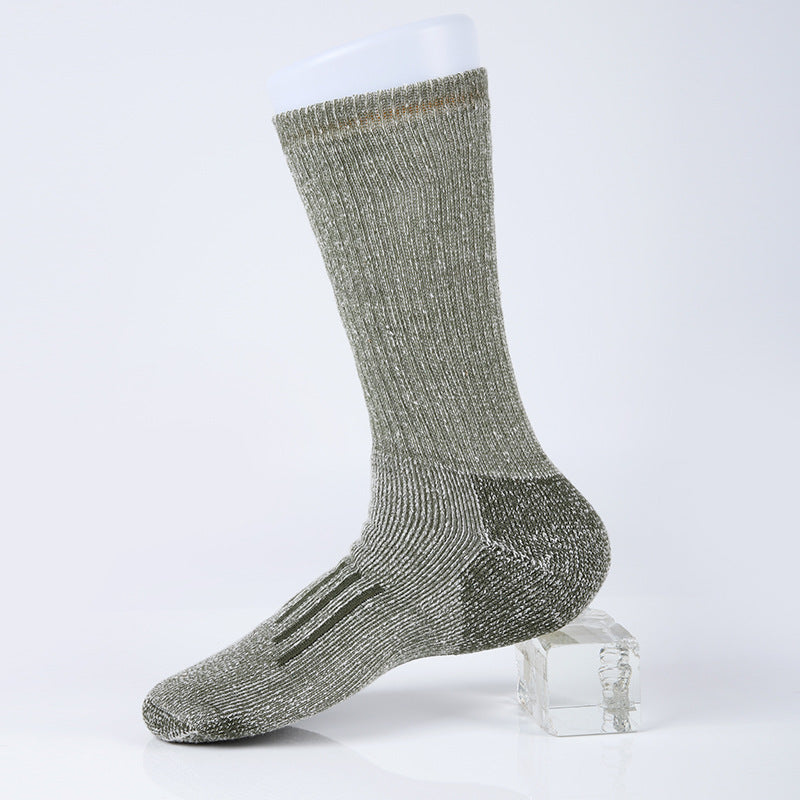 Merino wool socks hiking socks thickened warm anti slip breathable sports socks outdoor long socks for men and women - Korvel