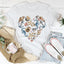 Camiseta de corazón de sirena