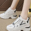 Premium Mesh Lace Up Platform Sneakers