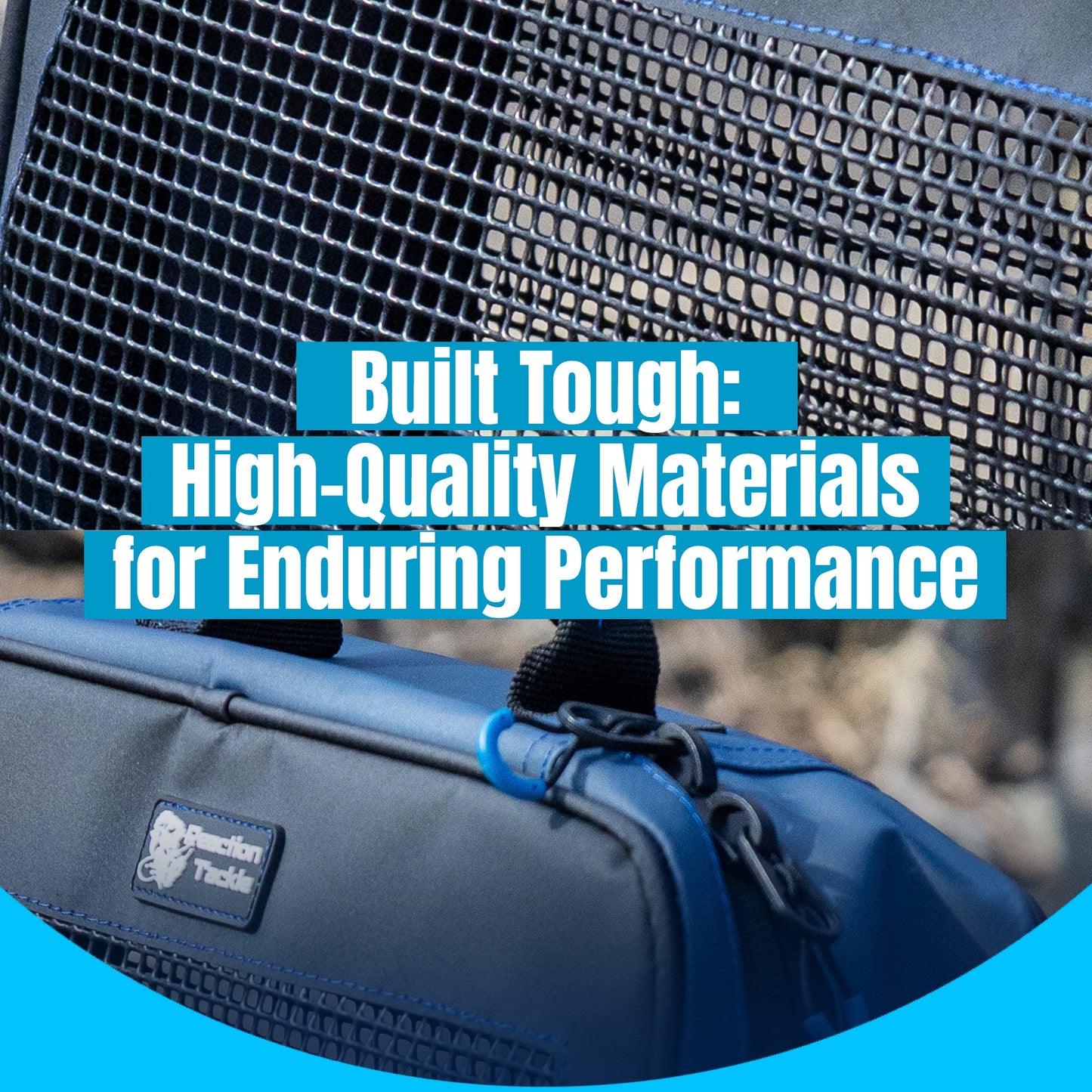 Reaction Tackle Breathable Mesh Bait Binder and Tackle Storage - New