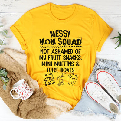 Camiseta del equipo de mamás desordenadas