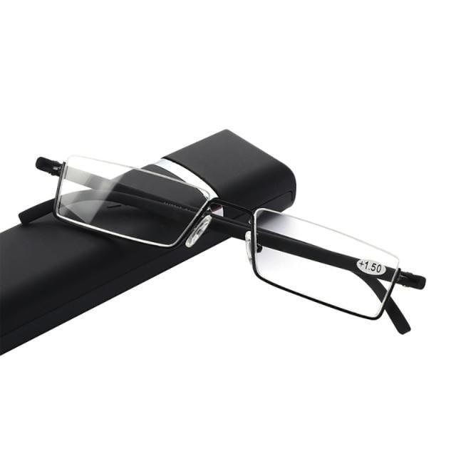 Lunettes de lecture en métal anti-lumière bleue élégantes pour hommes et femmes
