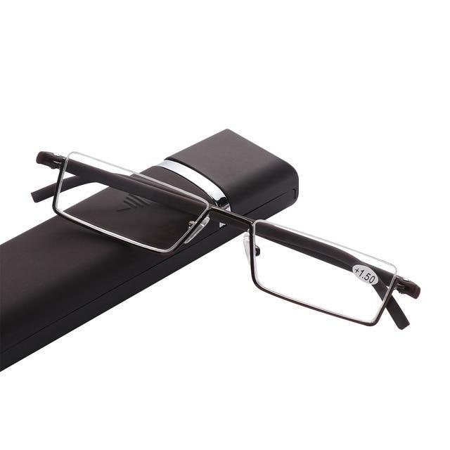 Lunettes de lecture en métal anti-lumière bleue élégantes pour hommes et femmes