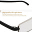 Lunettes de lecture en métal anti-lumière bleue élégantes pour hommes et femmes