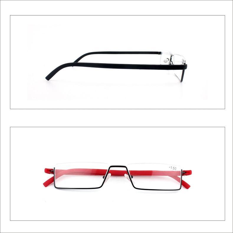 Lunettes de lecture en métal anti-lumière bleue élégantes pour hommes et femmes