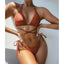 Crisscross Micro Bikini Set for Women - Stylish Two Piece Swimwear