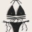 Crisscross Micro Bikini Set for Women - Stylish Two Piece Swimwear