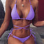 Crisscross Micro Bikini Set for Women - Stylish Two Piece Swimwear