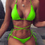 Crisscross Micro Bikini Set for Women - Stylish Two Piece Swimwear