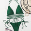 Crisscross Micro Bikini Set for Women - Stylish Two Piece Swimwear