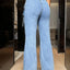 Mid Rise Straight Jeans with Cargo Pockets - Korvel