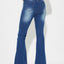 Jeans Bootcut Taille Mi-Haute