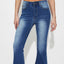 Jeans Bootcut Taille Mi-Haute