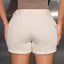 Mid-Rise Waist Denim Shorts with Pockets