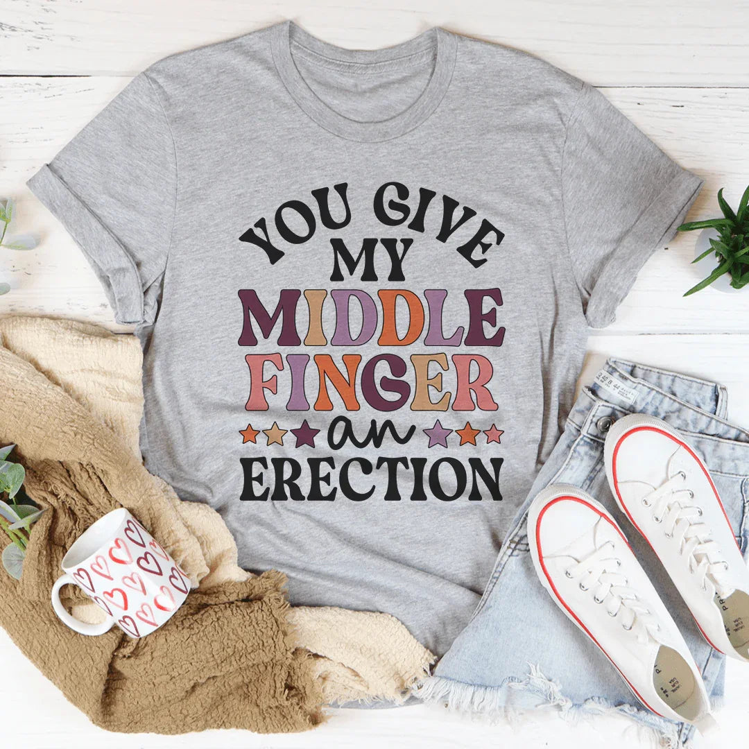 Sassy Middle Finger Tee for Everyday Style