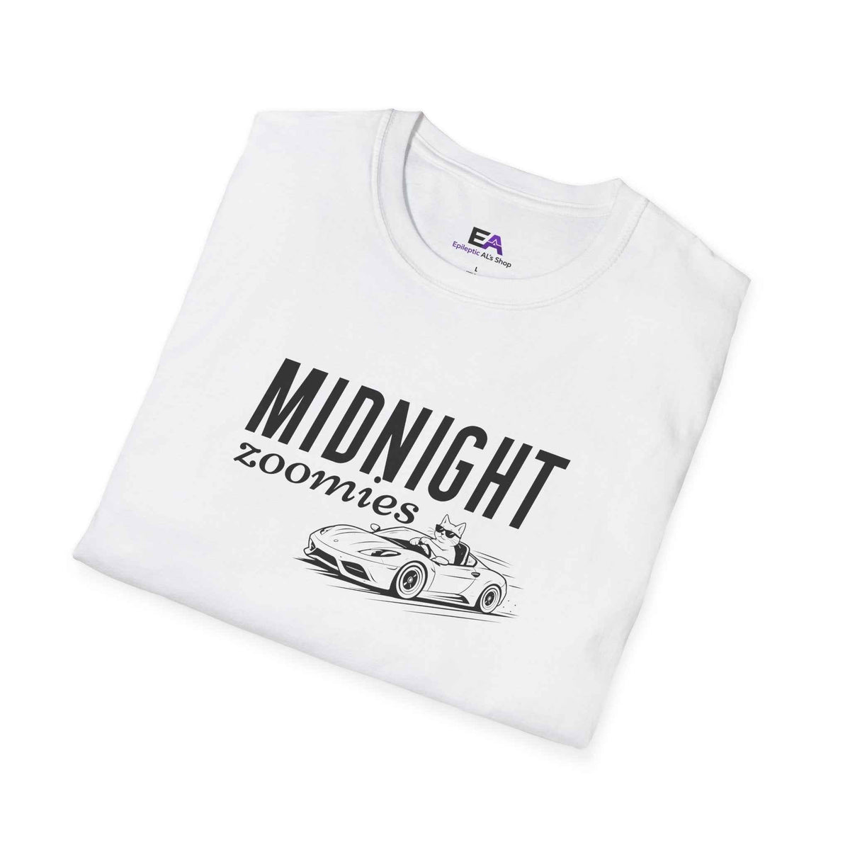 Camiseta Unisex Midnight Zoomies Cat