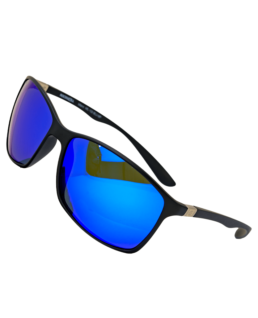 Gafas de sol Milano con lentes polarizados negro/azul espejo