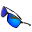 Milano Sunglasses with Black/Blue Mirror Polarized Lenses - Korvel