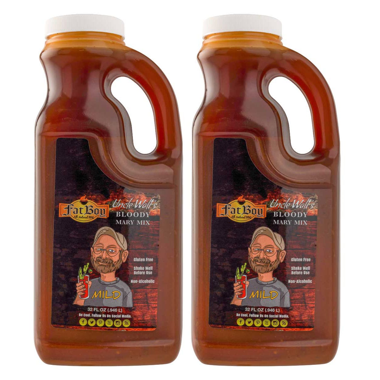 Mezcla de Bloody Mary Sin Gluten de Uncle Walt - Paquete de 2