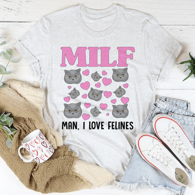 Camiseta MILF Man I Love Felines