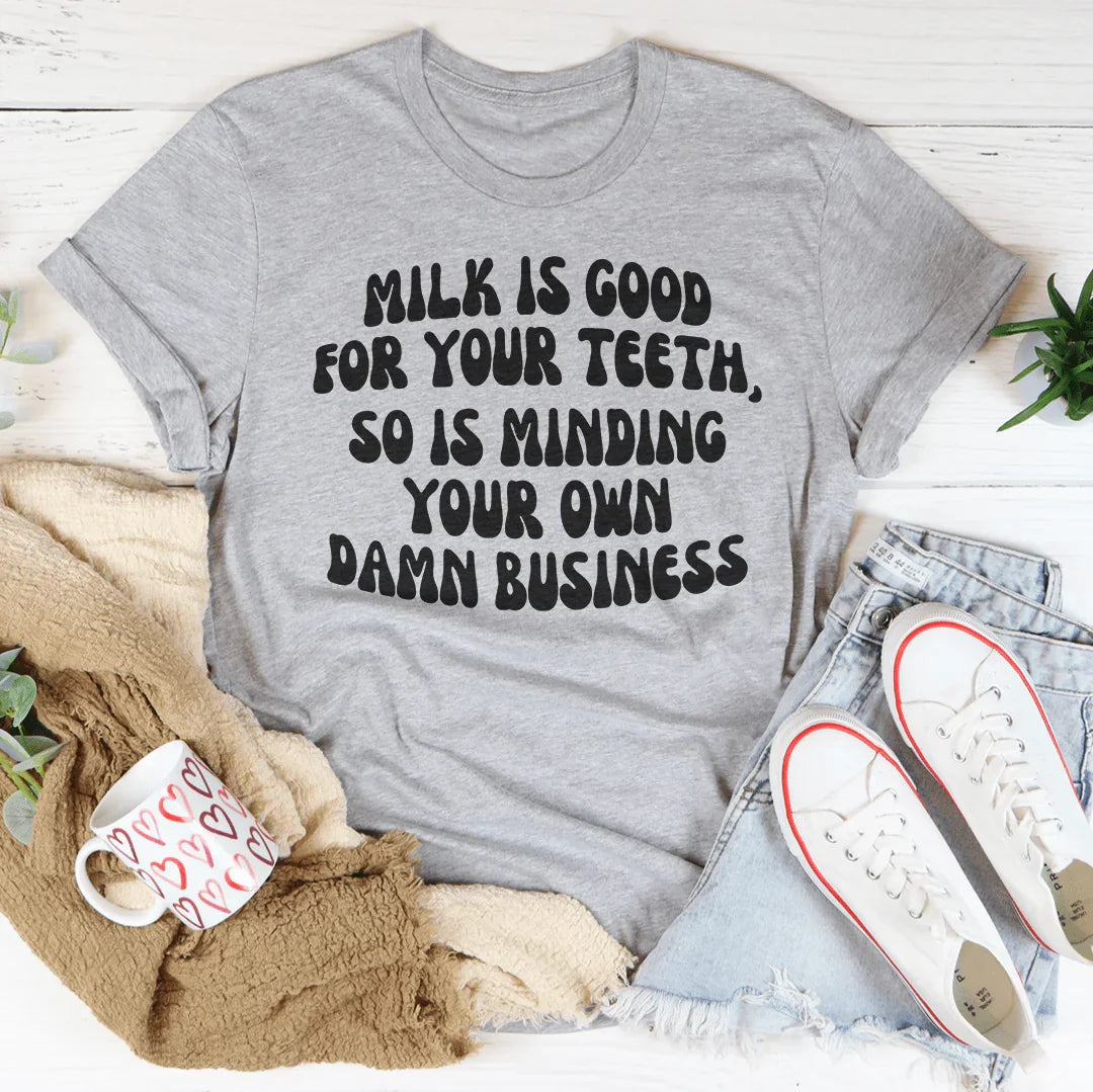 Minding Your Business Tee - Soft Cotton T-Shirt