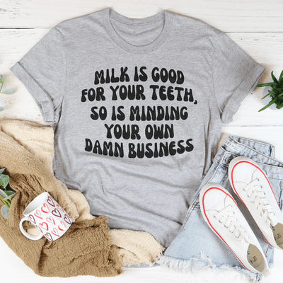 Minding Your Business Tee - Soft Cotton T-Shirt