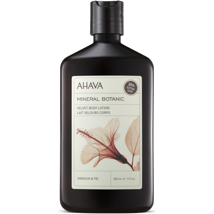 Loción Corporal de Botánica Mineral de Hibisco y Higo Ahava 13.5 oz
