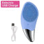 Mini Brosse de Nettoyage Faciale Électrique en Silicone pour Tous Types de Peau