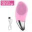 Mini Brosse de Nettoyage Faciale Électrique en Silicone pour Tous Types de Peau