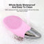 Mini Brosse de Nettoyage Faciale Électrique en Silicone pour Tous Types de Peau