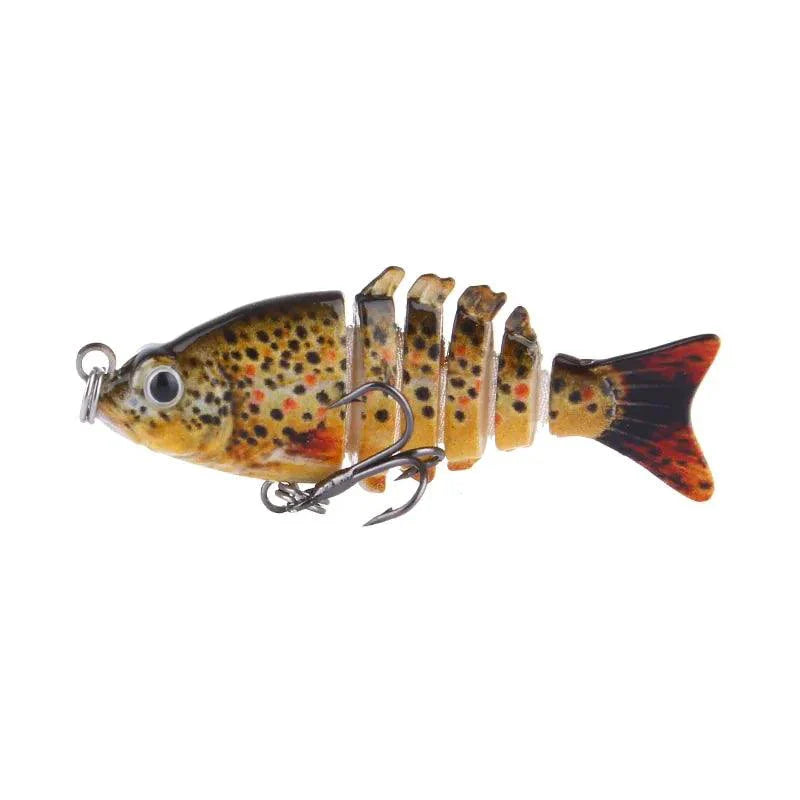 Mini leurre de pêche articulé multi-segments