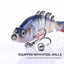 Mini leurre de pêche articulé multi-segments