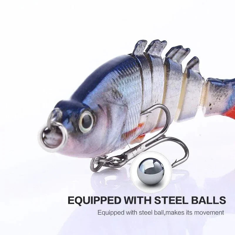 Mini leurre de pêche articulé multi-segments