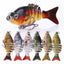 Mini leurre de pêche articulé multi-segments