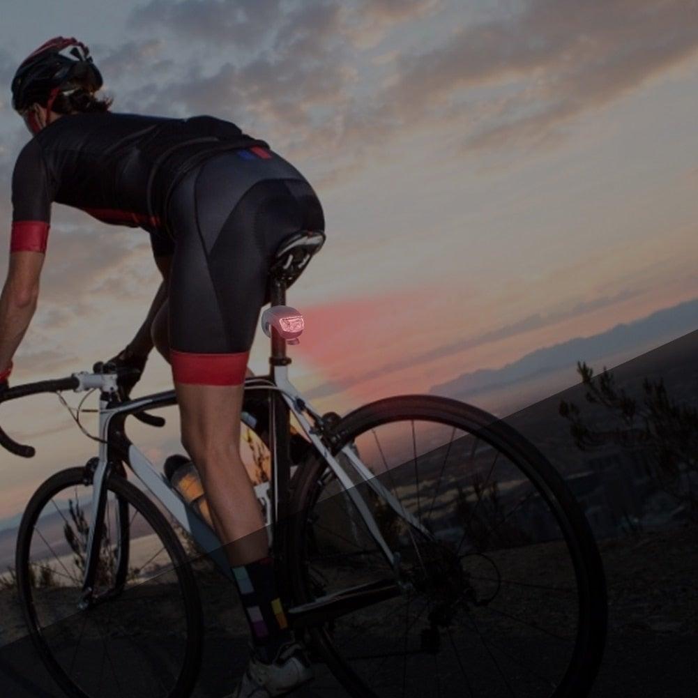 Ensemble de Lumières de Vélo en Silicone Mini - Étanche et Polyvalent
