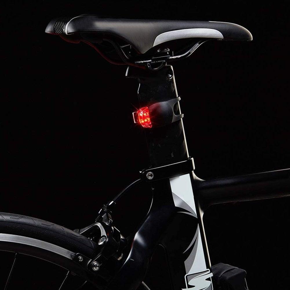 Ensemble de Lumières de Vélo en Silicone Mini - Étanche et Polyvalent