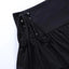 Jupe Mini Plissée Taille Haute pour Filles - Design Noir Élégant