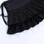 Jupe Mini Plissée Taille Haute pour Filles - Design Noir Élégant