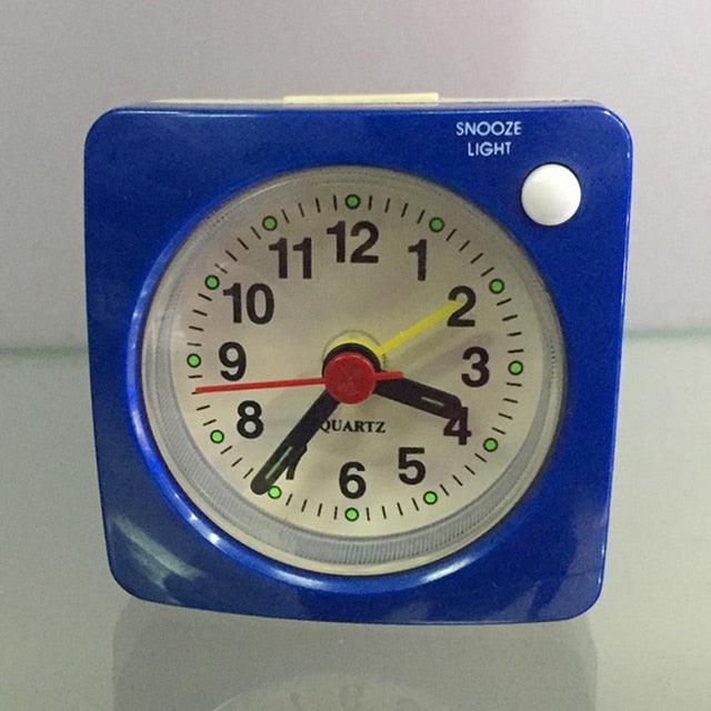Mini Square Silent Alarm Clock for Heavy Sleepers