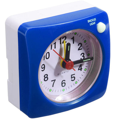Mini Square Silent Alarm Clock for Heavy Sleepers