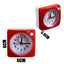 Mini Square Silent Alarm Clock for Heavy Sleepers