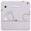 Mini Square Silent Alarm Clock for Heavy Sleepers