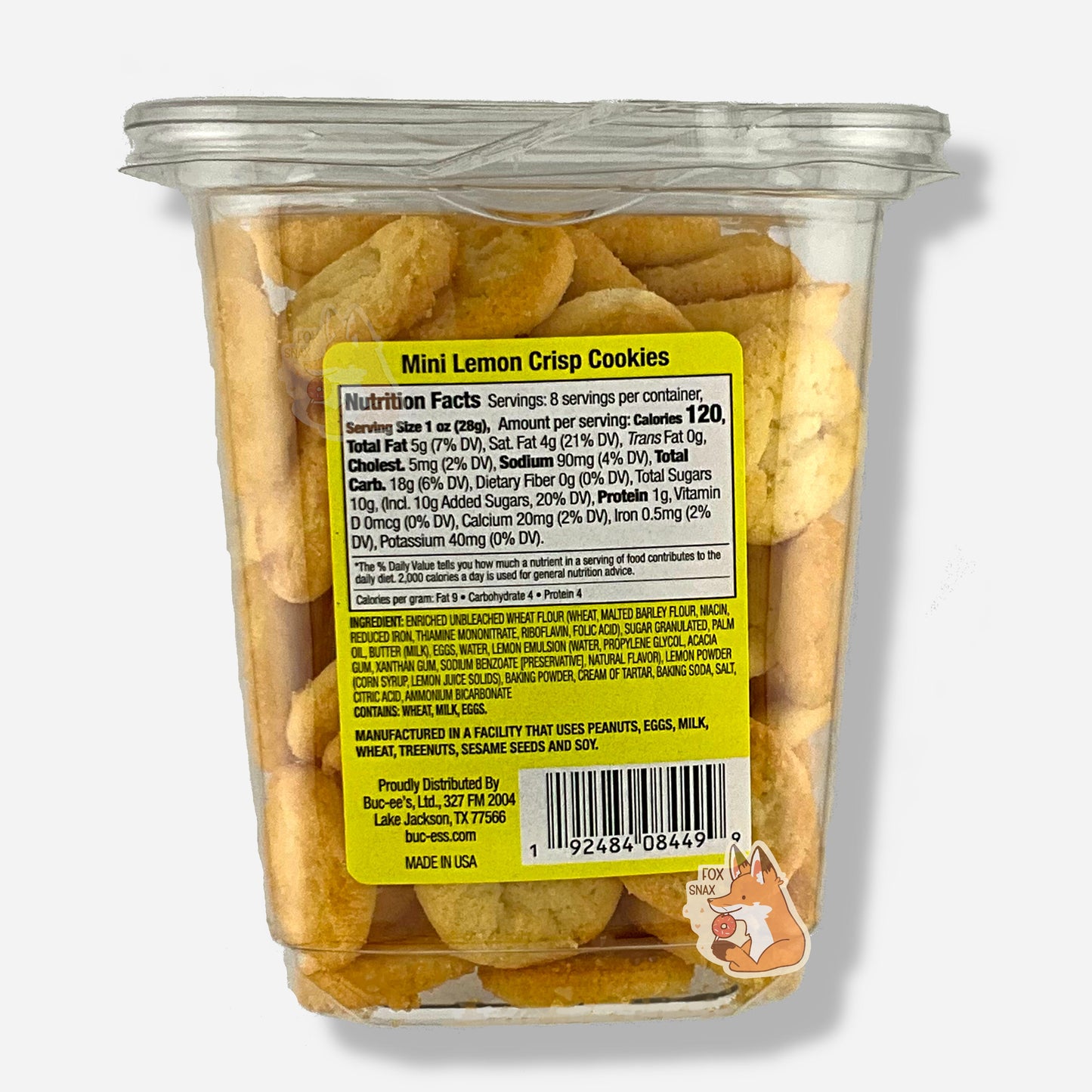 Biscuits Mini Lemon Crisp de Buc-ee's