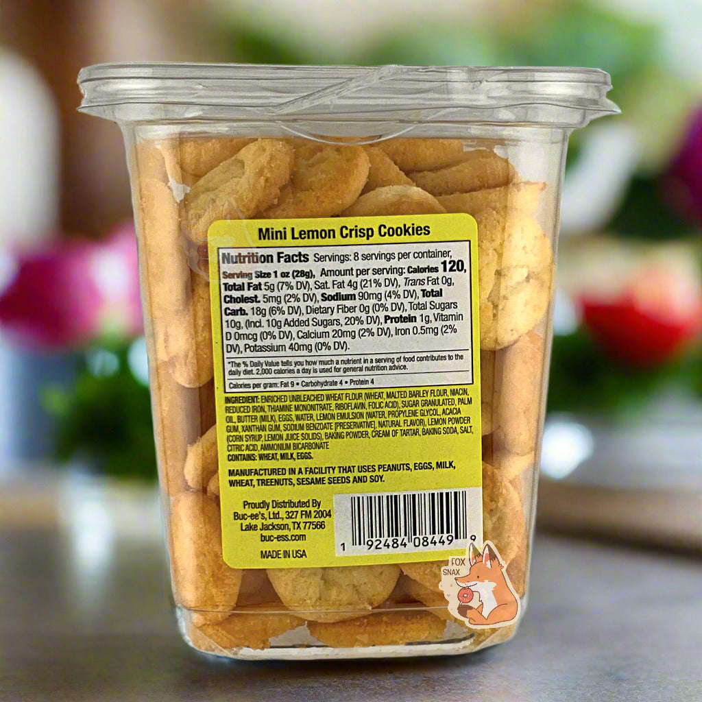 Biscuits Mini Lemon Crisp de Buc-ee's